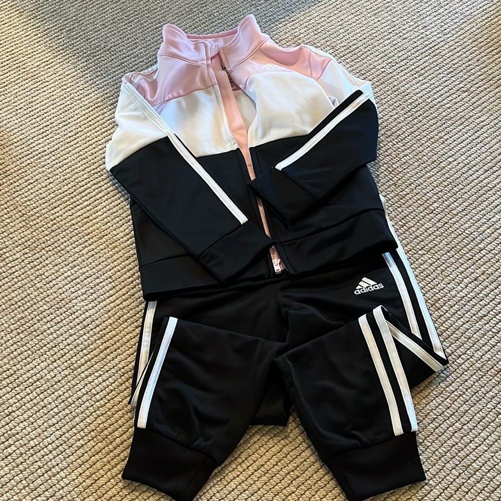 Adidas Matching Track Suit, Size 5